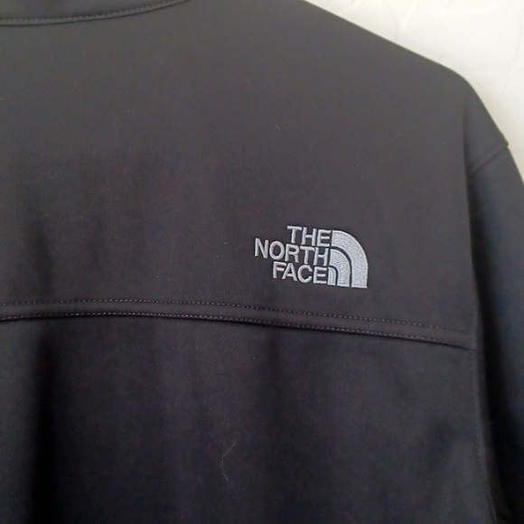 NEW The North Face Black Full Zip Soft Shell Jacket Mens Size Medium - Picture 6 of 7